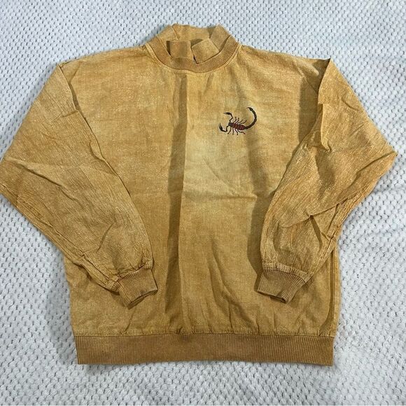 Lifestyles pull over shirt, long sleeve, scorpions on back, lightweight fabric. - Picture 1 of 9